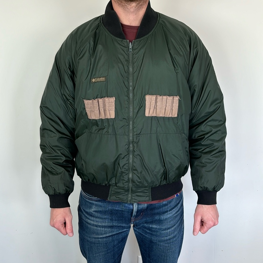 Vintage Reverible Columbia Hunting Bomber Jacket